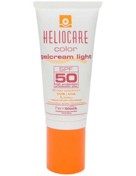Heliocare Gel Crema Spf 50 Color Light, 50 Ml