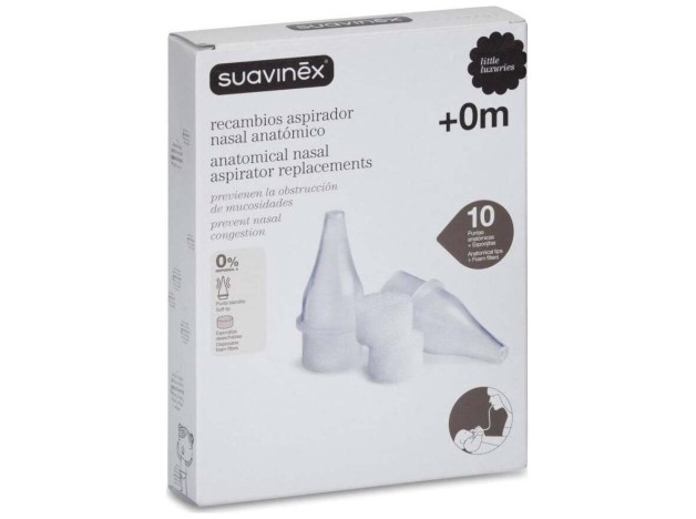 Suavinex Recambio Aspirador Nasal Anatómico, 10...
