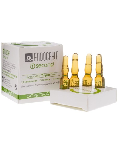 Endocare 1 Second Triple Efecto Flash 4 Ampollas X 1Ml