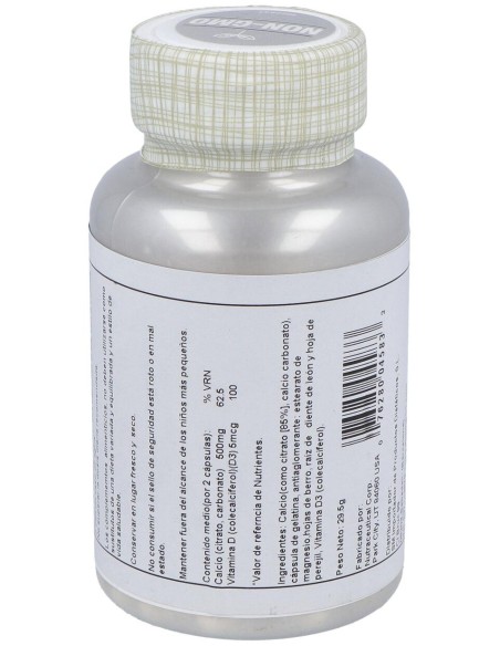Calcium W/D3 Citrate 1000 Mg - 90 Cápsulas