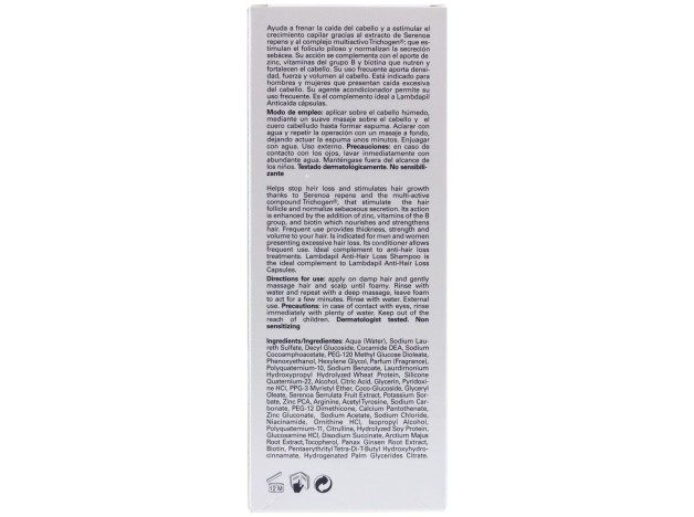 Isdin Lambdapil Champú Anticaída, 200 Ml