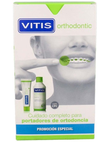Vitis Orthodontic Pasta 100Ml + Colutorio 500Ml