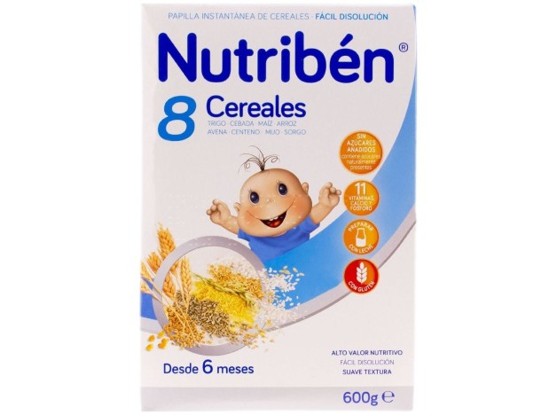 Nutribén 8 Cereales, 600 G