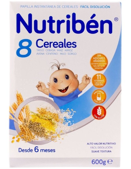Nutribén 8 Cereales, 600 G