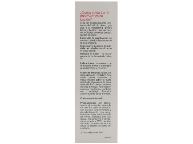 Isdin Lambdapil Anticaída Loción, 20 Uds