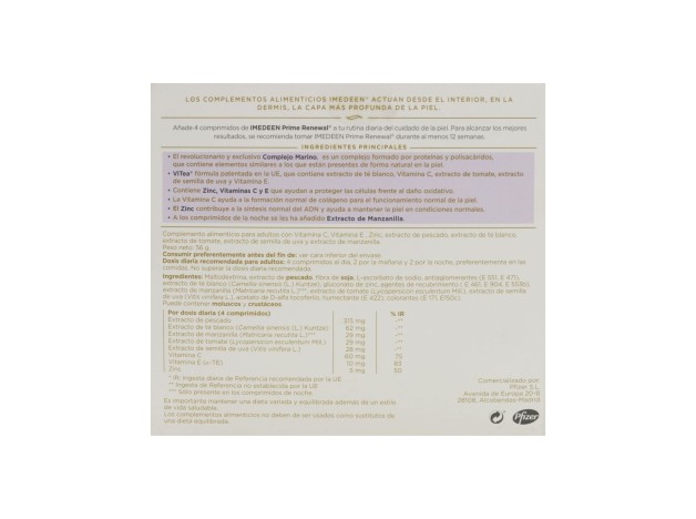 Imedeen Prime Renewal, 120 Comprimidos