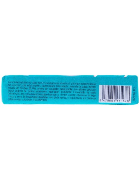 Juanola Caramelos Vitamina C Y Hierbas Mediterráneas Con Sabor Eucaliptus, 30 G