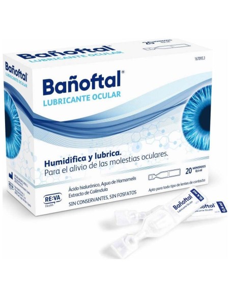 Bañoftal Gotas Oftálmicas Monodosis, 20 Uds