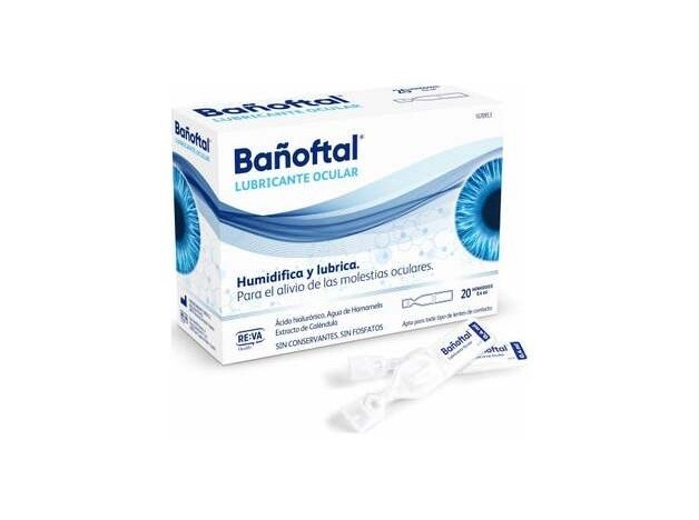 Bañoftal Gotas Oftálmicas Monodosis, 20 Uds
