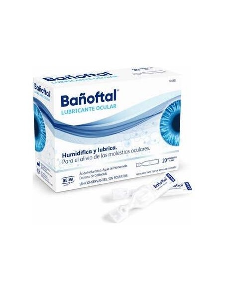 Bañoftal Gotas Oftálmicas Monodosis, 20 Uds