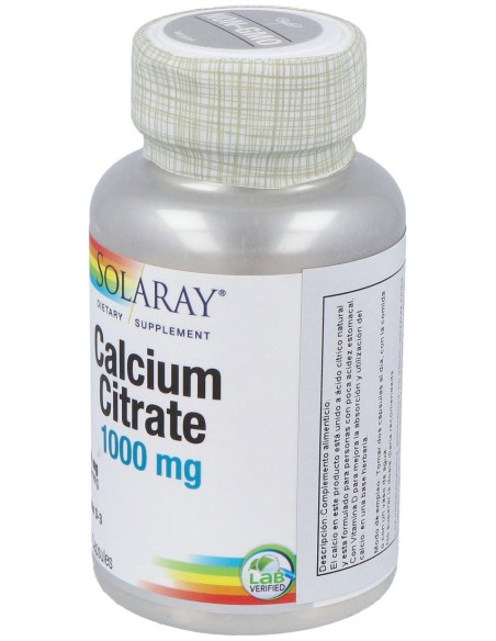Calcium W/D3 Citrate 1000 Mg - 90 Cápsulas