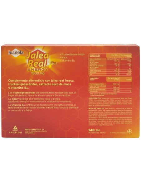 Juanola® Jalea Real Energy Plus 14 Viales