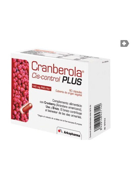 Arkopharma Cis-Control Cranberola Plus Con Brezo, 60 Cápsulas
