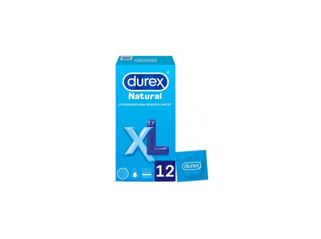 Durex Natural Xl Preservativos 12Uds