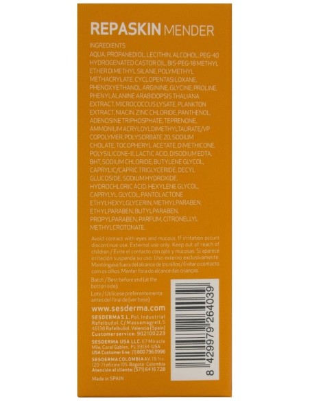 Sesderma Repaskin Mender Serum Liposomado, 30 Ml
