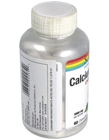 Calcium Citrate 1000 Mg Comprimidos Masticables Naranja 60 U