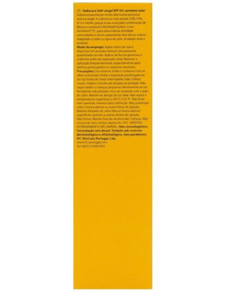 Heliocare 360º Airgel Spf 50+, 60 Ml