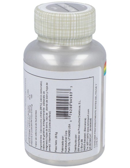 Calcium W/D3 Citrate 1000 Mg - 90 Cápsulas
