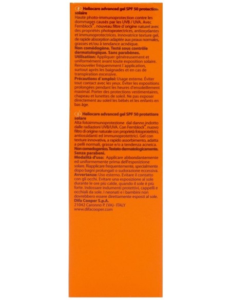 Heliocare Advanced Gel Protector Solar Spf50 50Ml