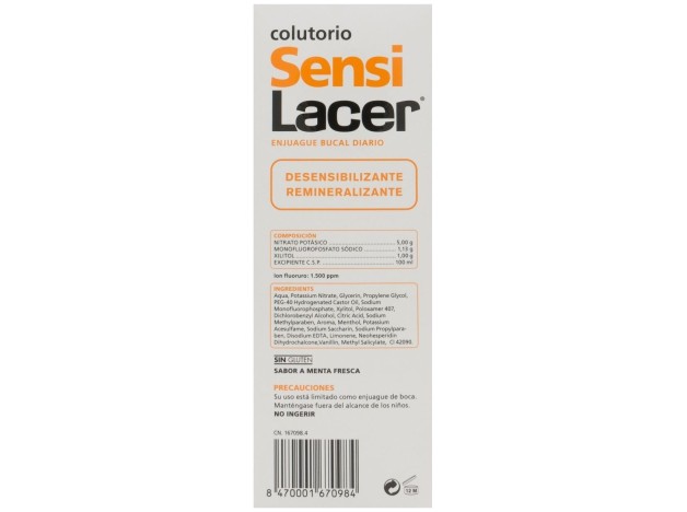 Lacer Sensilacer Sensibilidad Dental Colutorio...