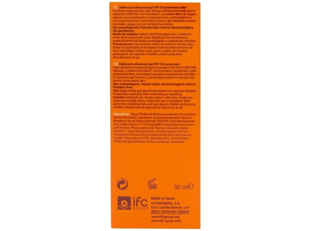 Heliocare Advanced Gel Protector Solar Spf50 50Ml
