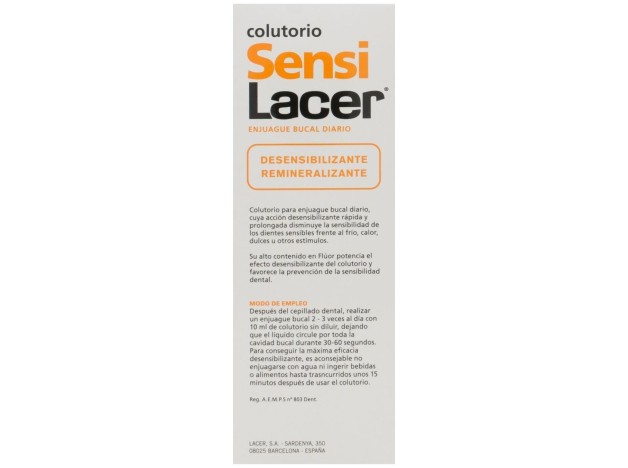 Lacer Sensilacer Sensibilidad Dental Colutorio...