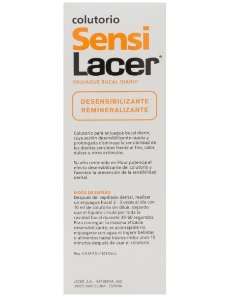 Lacer Sensilacer Sensibilidad Dental Colutorio 500Ml