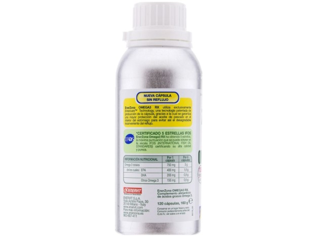 Enerzona Omega 3 Rx Aceite De Pescado 120Cáps