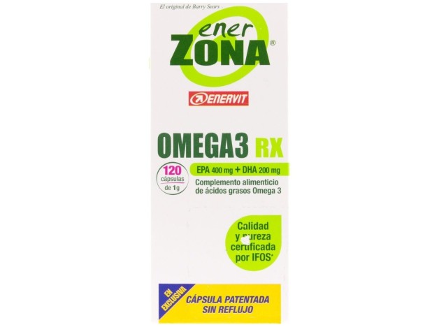 Enerzona Omega 3 Rx Aceite De Pescado 120Cáps