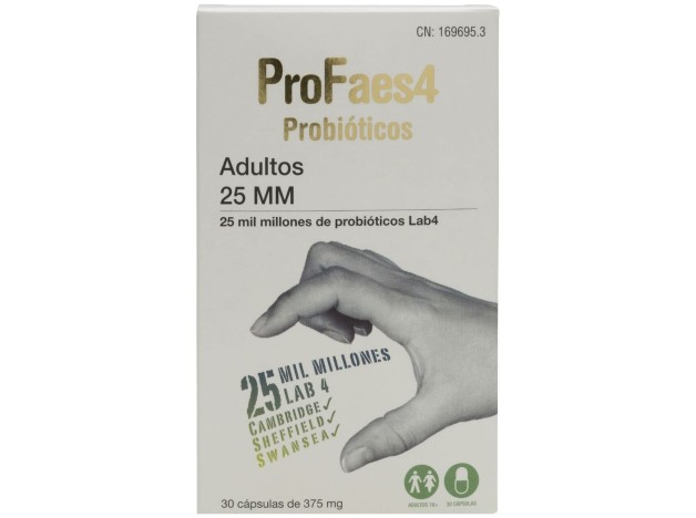 Profaes4 Probióticos Adultos 25Mm 30Cáps