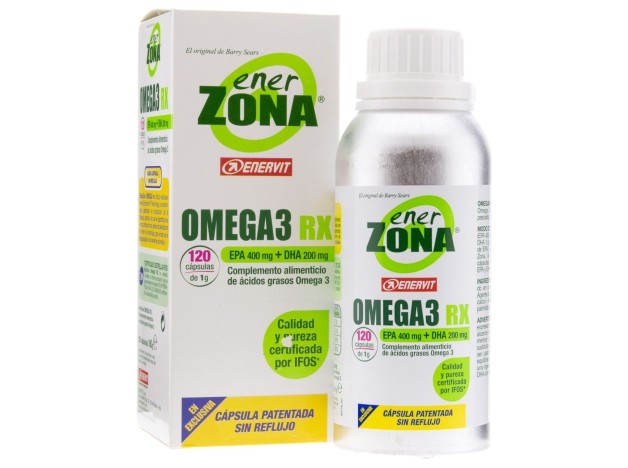 Enerzona Omega 3 Rx Aceite De Pescado 120Cáps