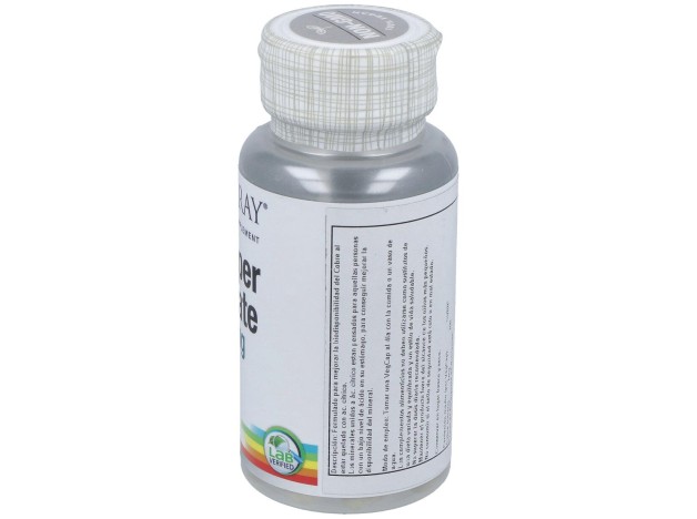 Solaray Cobre Citrato 2Mg 60Caps