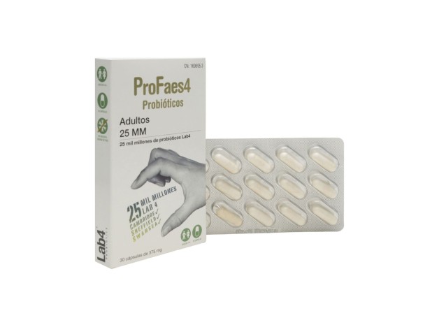 Profaes4 Probióticos Adultos 25Mm 30Cáps