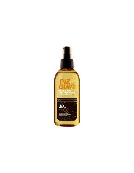 Piz Buin Wet Skin Spray Solar Transparente Spf 30, 150 Ml