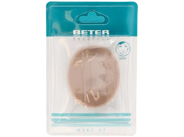 Beter Esponja De Maquillaje Látex 6Cm Con Funda...