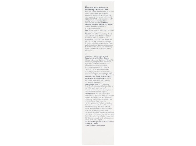 Neostrata Basis Redox Crema Antiarrugas...