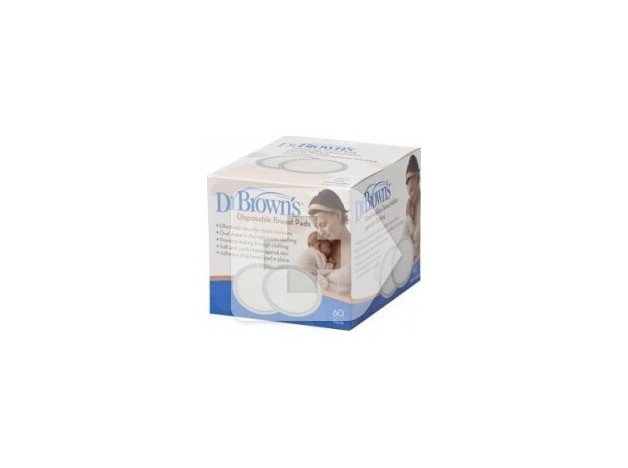 Dr. Brown'S Discos Absorbentes Desechables, 60 Uds