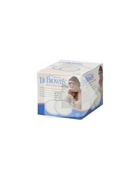Dr. Brown'S Discos Absorbentes Desechables, 60 Uds