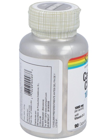 Calcium W/D3 Citrate 1000 Mg - 90 Cápsulas