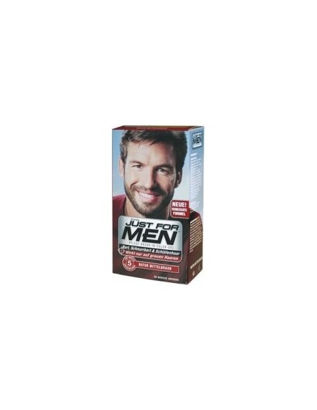 Just For Men Bigote Y Barba Gel Colorante 30 Cc Castaño Oscuro, 1 Ud