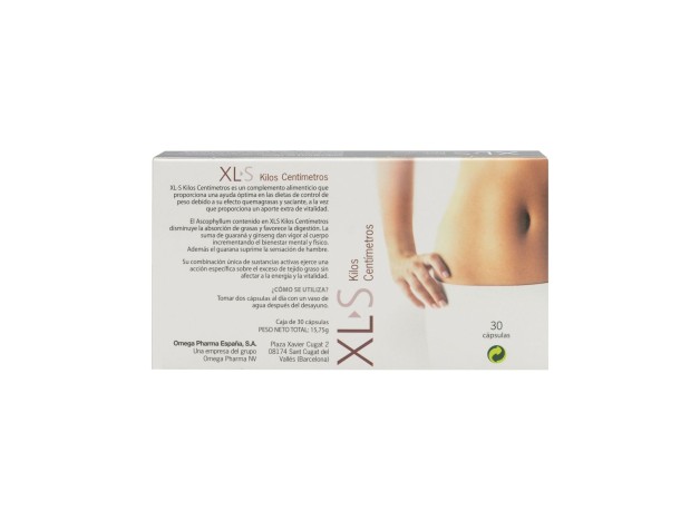 Xls Medical Kilos Centímetros 30 Cápsulas