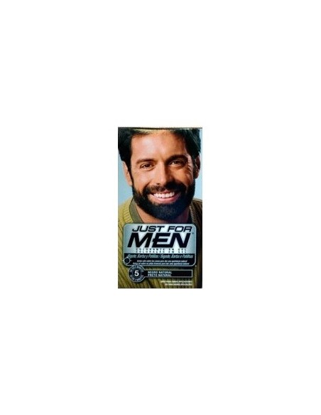 Just For Men Bigote Y Barba Gel Colorante 30 Cc Negro, 1 Ud