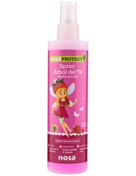 Nosa Spray Desenredante Árbol De Té Fresa, 250 Ml