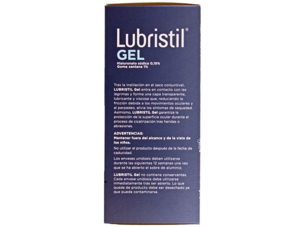 Lubristil Gel Oftalmico, 30 Uds