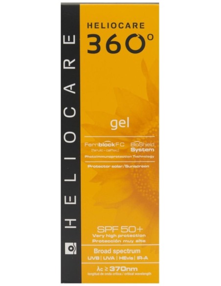 Heliocare 360º Spf 50+ Gel Protector Solar, 50 Ml