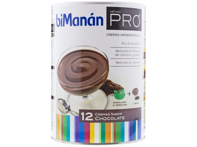 Bimanán Crema Proteína Sabor Chocolate 8 Cremas