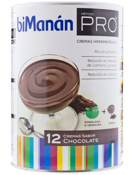 Bimanán Crema Proteína Sabor Chocolate 8 Cremas