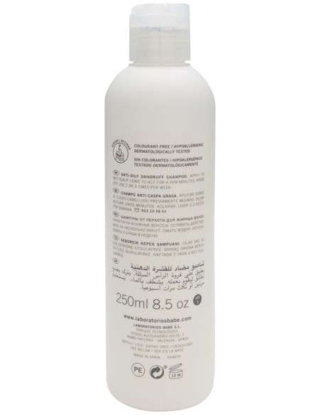 Babé Champú Anticaspa Grasa, 250 Ml