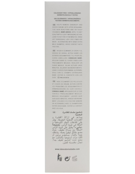 Babé Champú Anticaspa Grasa, 250 Ml