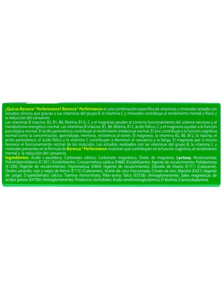 Berocca Performance, 30 Comprimidos